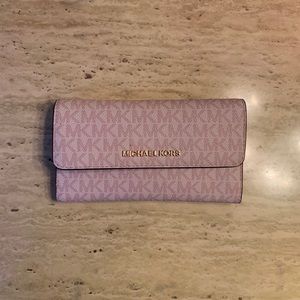 Michael Kors Pink Multi-Pocket Wallet